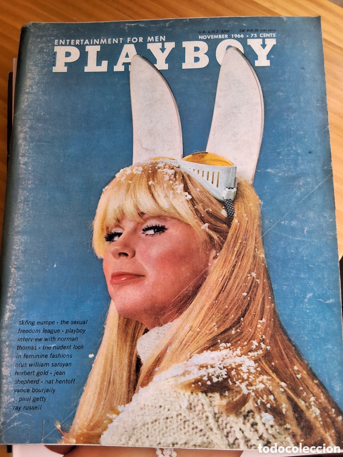 Journals: Playboy americano mensual revista erotica desnudos mujeres 1966/11 Figge