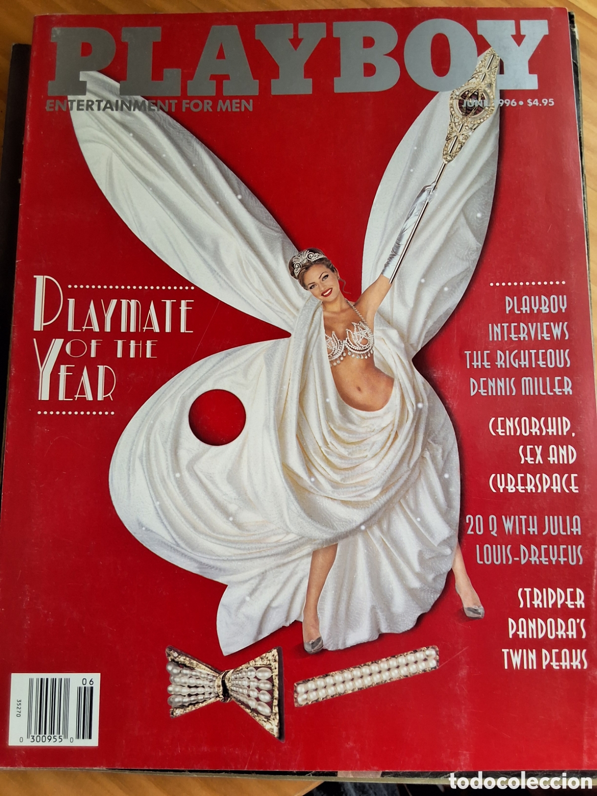Journals: Playboy americano mensual revista erotica desnudos mujeres 1996/6 Stacy S&aacute;nchez Pandora Picks Karin