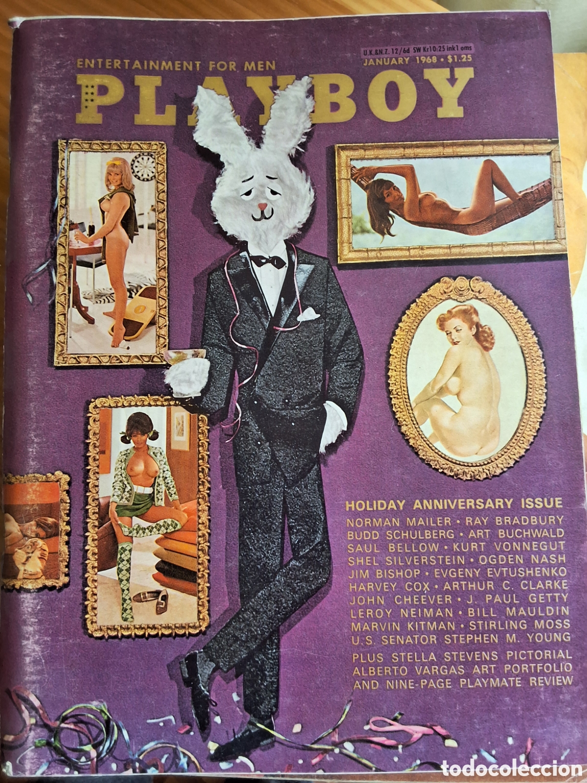 Journals: Playboy americano mensual revista erotica desnudos mujeres 1968/1 Connie Kreski