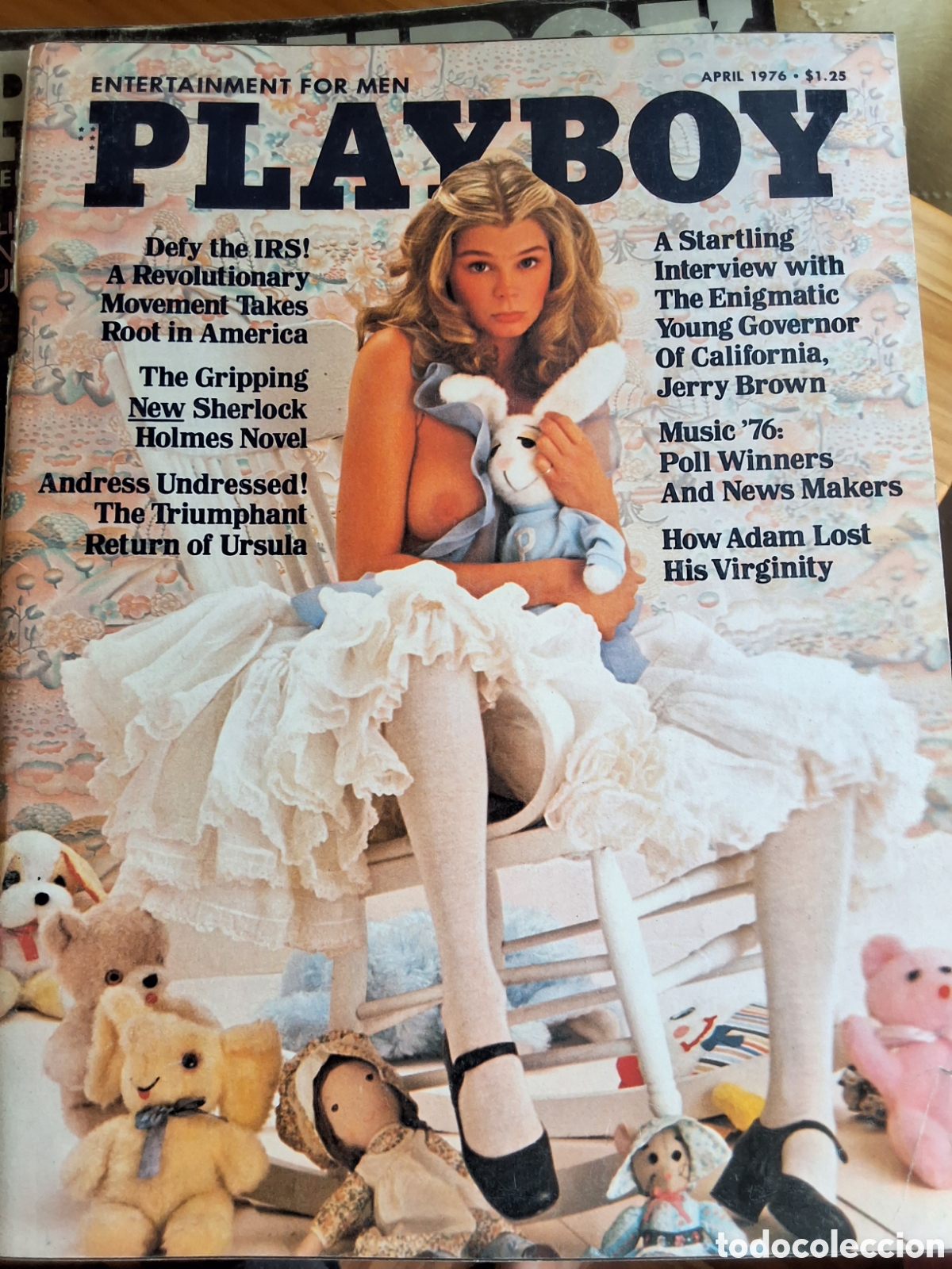 Journals: Playboy americano mensual revista erotica desnudos mujeres 1976/4 Denise Michele