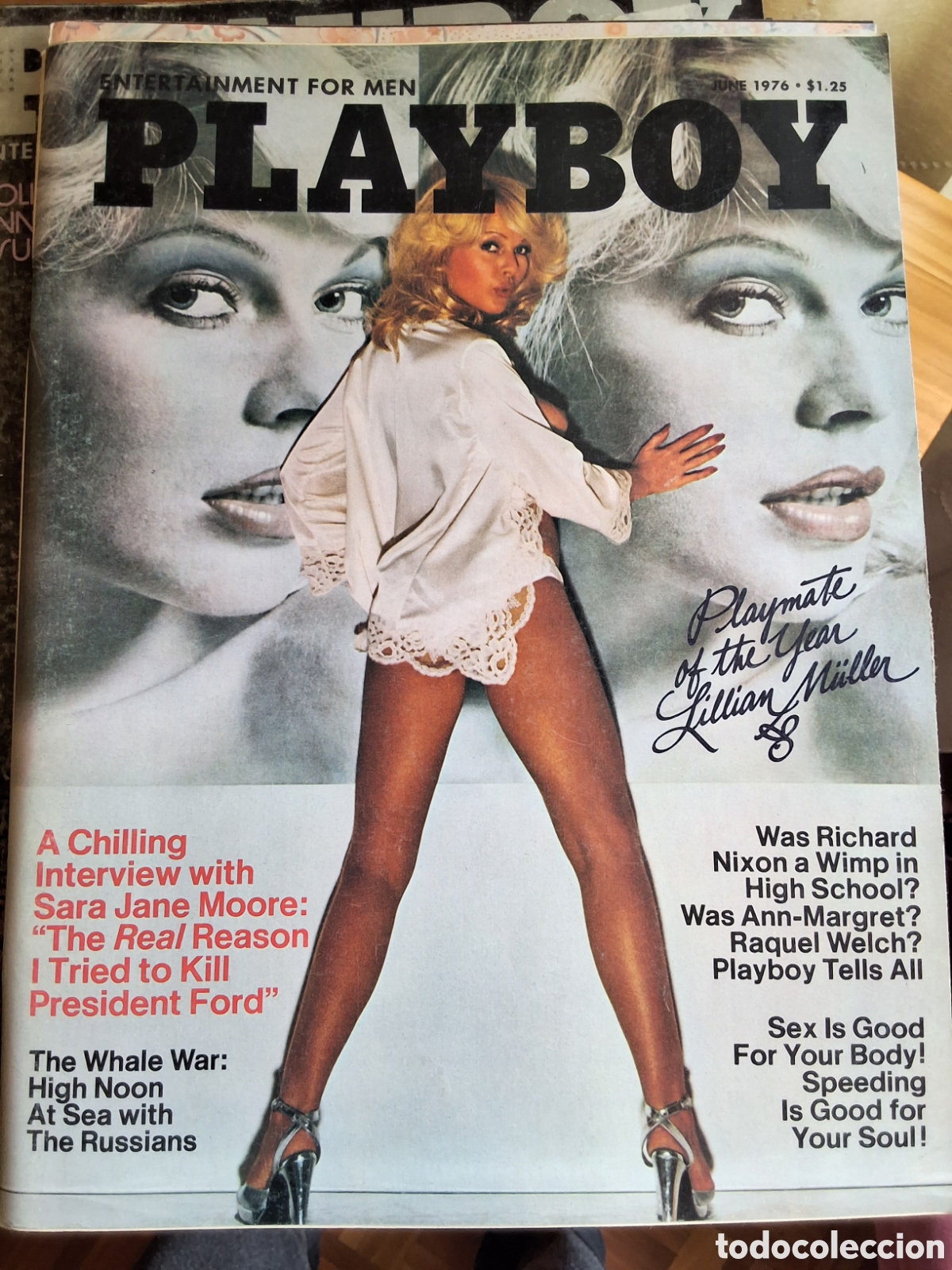 Journals: Playboy americano mensual revista erotica desnudos mujeres 1976/6 Debra Peterson