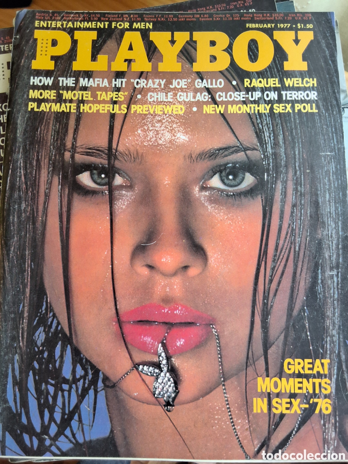 Journals: Playboy americano mensual revista erotica desnudos mujeres 1977/2 Star Stowe