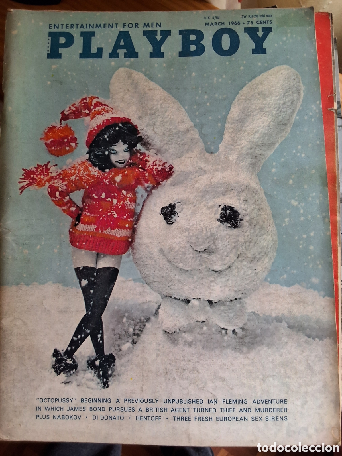 Journals: Playboy americano mensual revista erotica desnudos mujeres 1966/3 Priscilla Wright