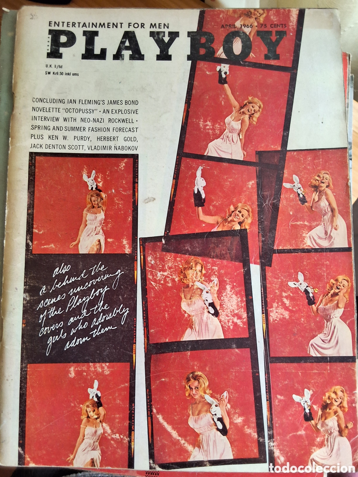 Journals: Playboy americano mensual revista erotica desnudos mujeres 1966/4 karma Conway