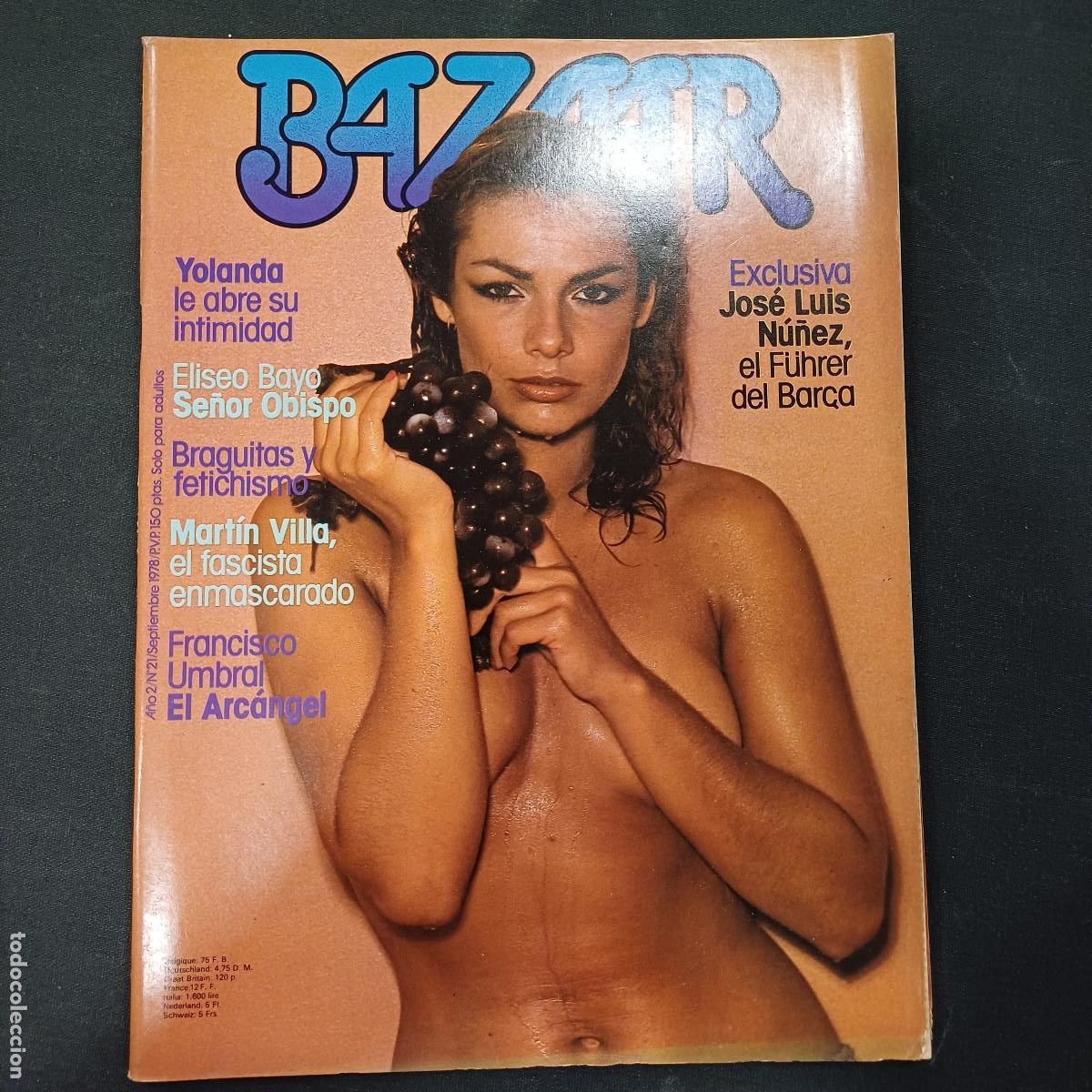 Journals: BAZAAR/REVISTA EROTICA N&ordm;21/CON POSTER.