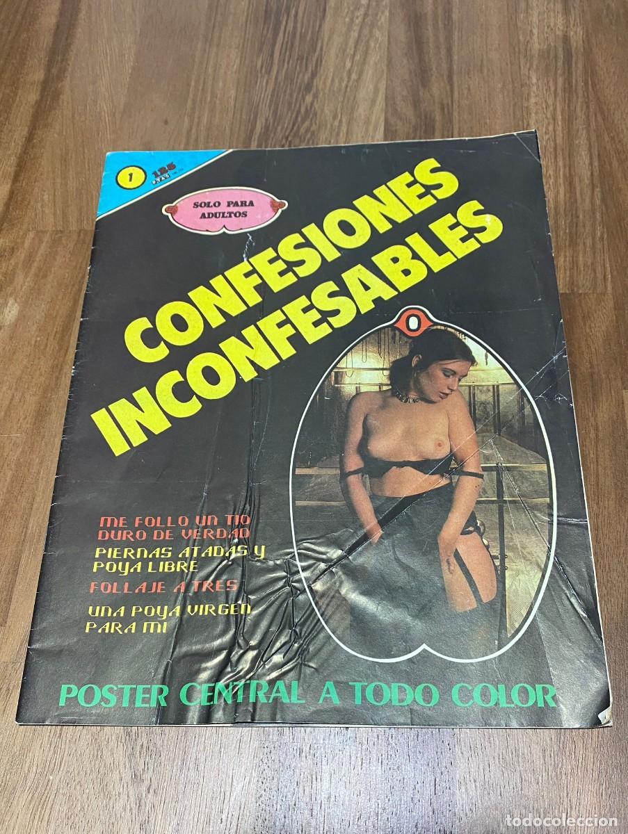 Magazines: CONFESIONES INCONFESABLES - REVISTA RELATICOS EROTICOS CON POSTER CENTRAL