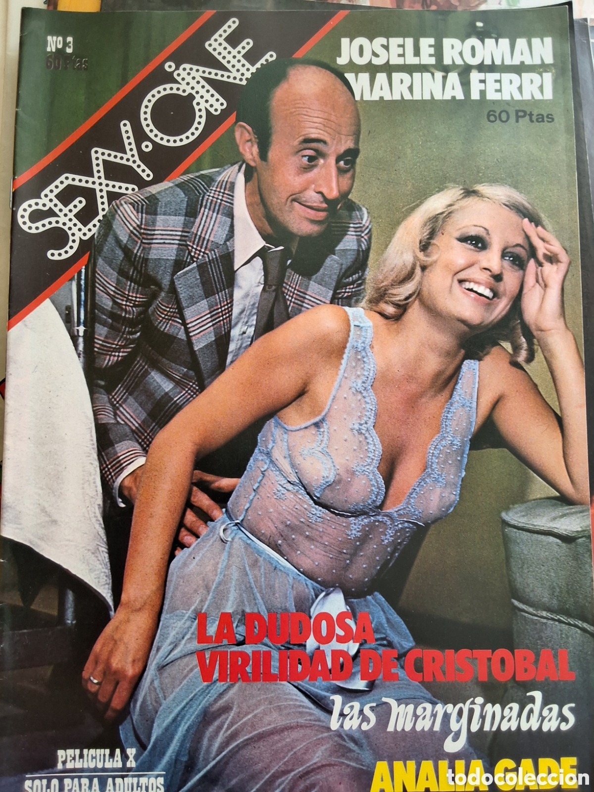 Zeitschriften: Sexy cine revista sexo para adultos a&ntilde;om1977 Marina Ferri Analia Gade