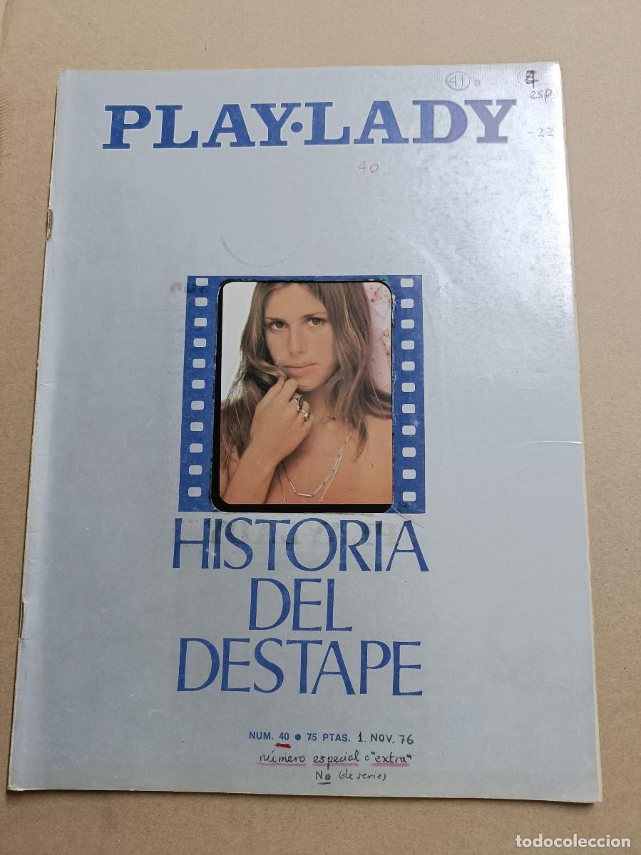 Journals: playlady n&ordm; 40, revista erotica espa&ntilde;ola , para adultos, historia del destape
