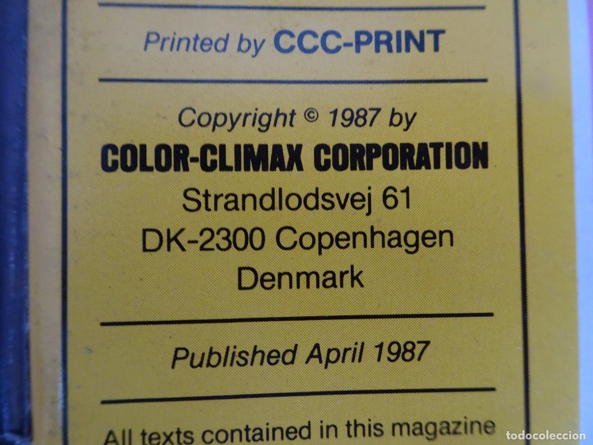 Revistas: MAGAZINE ER&Oacute;TICO PORNO, TRANSEXUAL CLIMAX N&ordm; 6, COLOR CLIMAX 1987, VER FOTOS