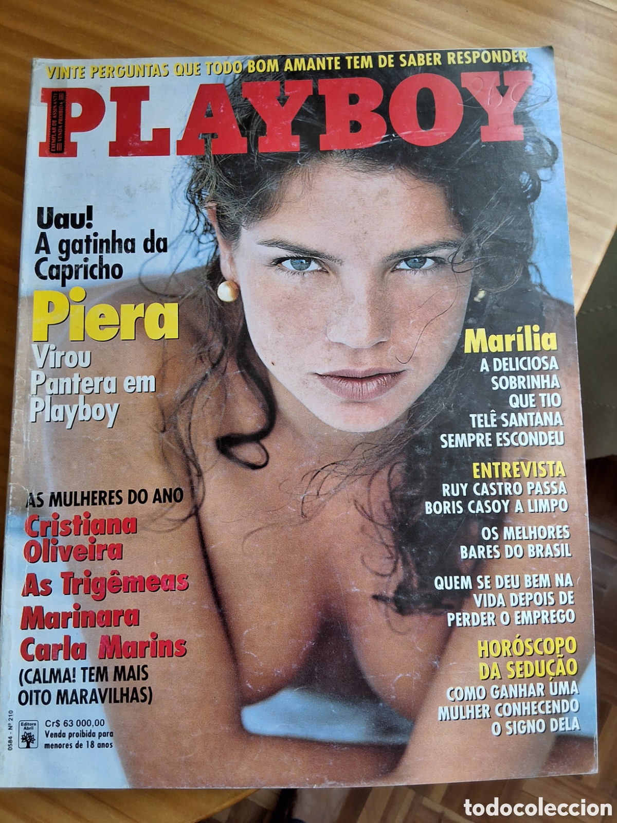 Zeitschriften: Playboy Brasil revista erotica desnudos mujeres 1993/1 Piera Ashley Allen