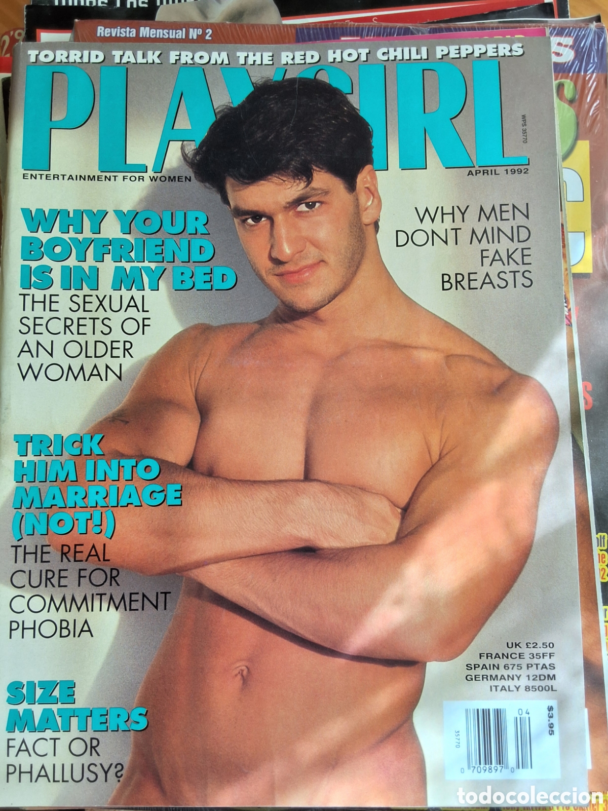 Zeitschriften: Playgirl americano revista er&oacute;tica desnudos masculinos 1992/4