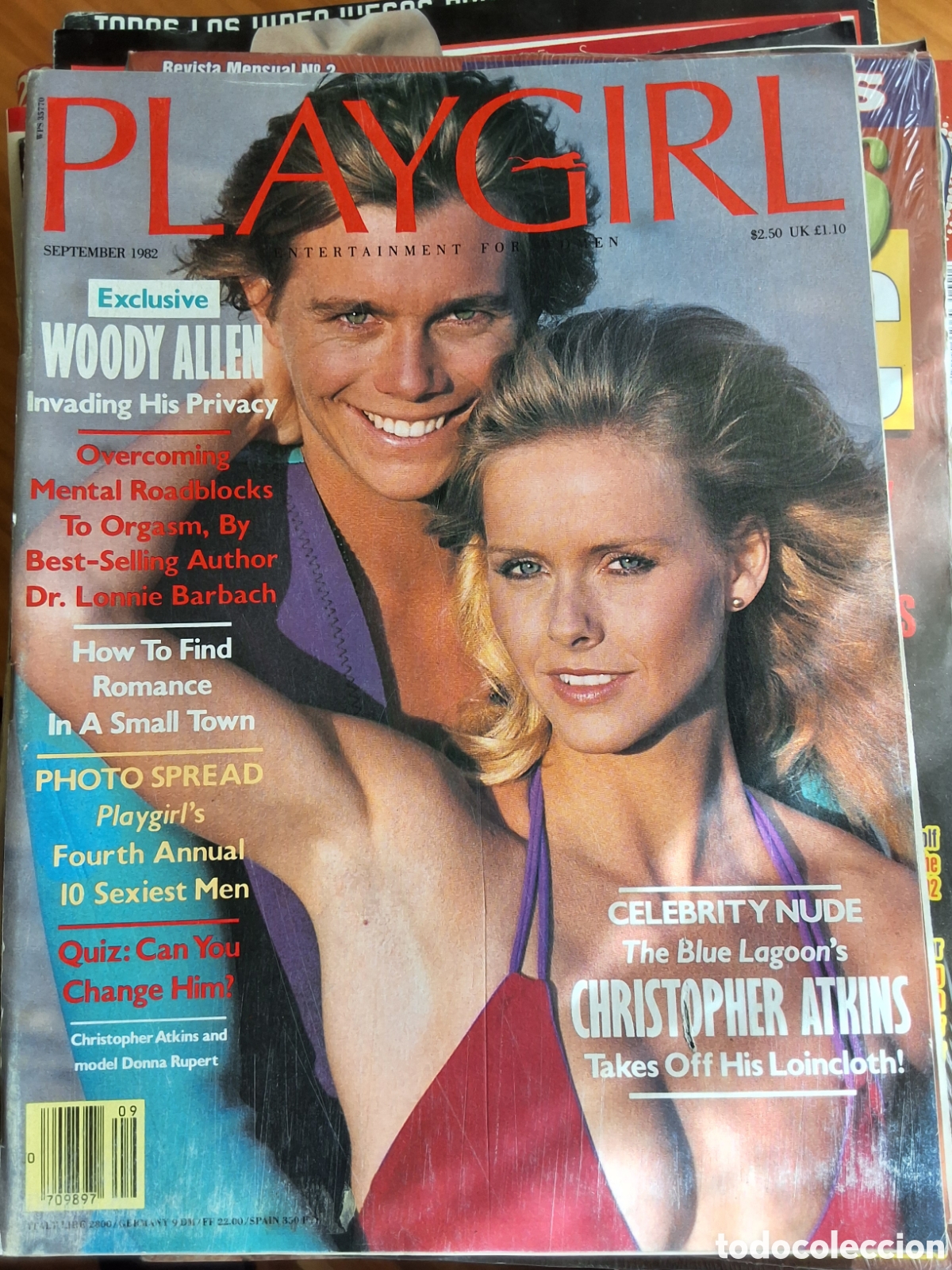 Zeitschriften: Playgirl americano revista er&oacute;tica desnudos masculinos 1982/9 Christopher Atkins