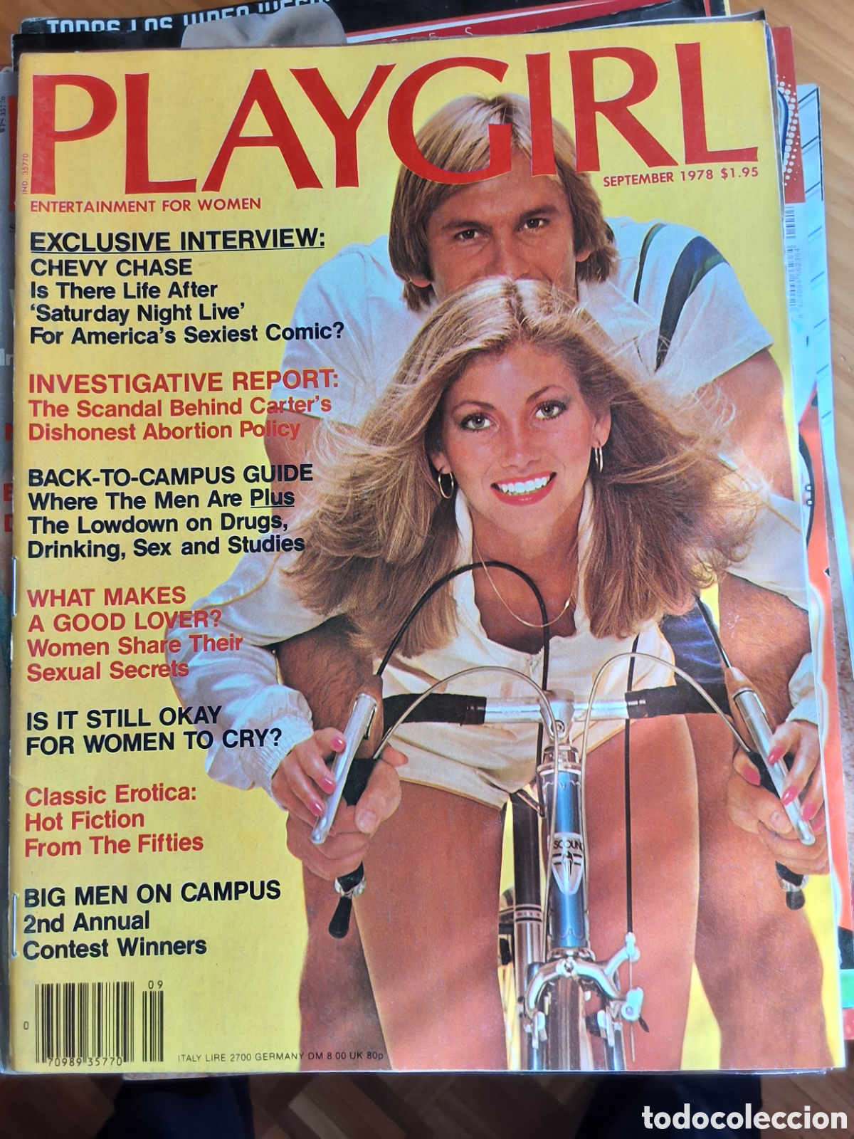 Zeitschriften: Playgirl americano revista er&oacute;tica desnudos masculinos 1978/9