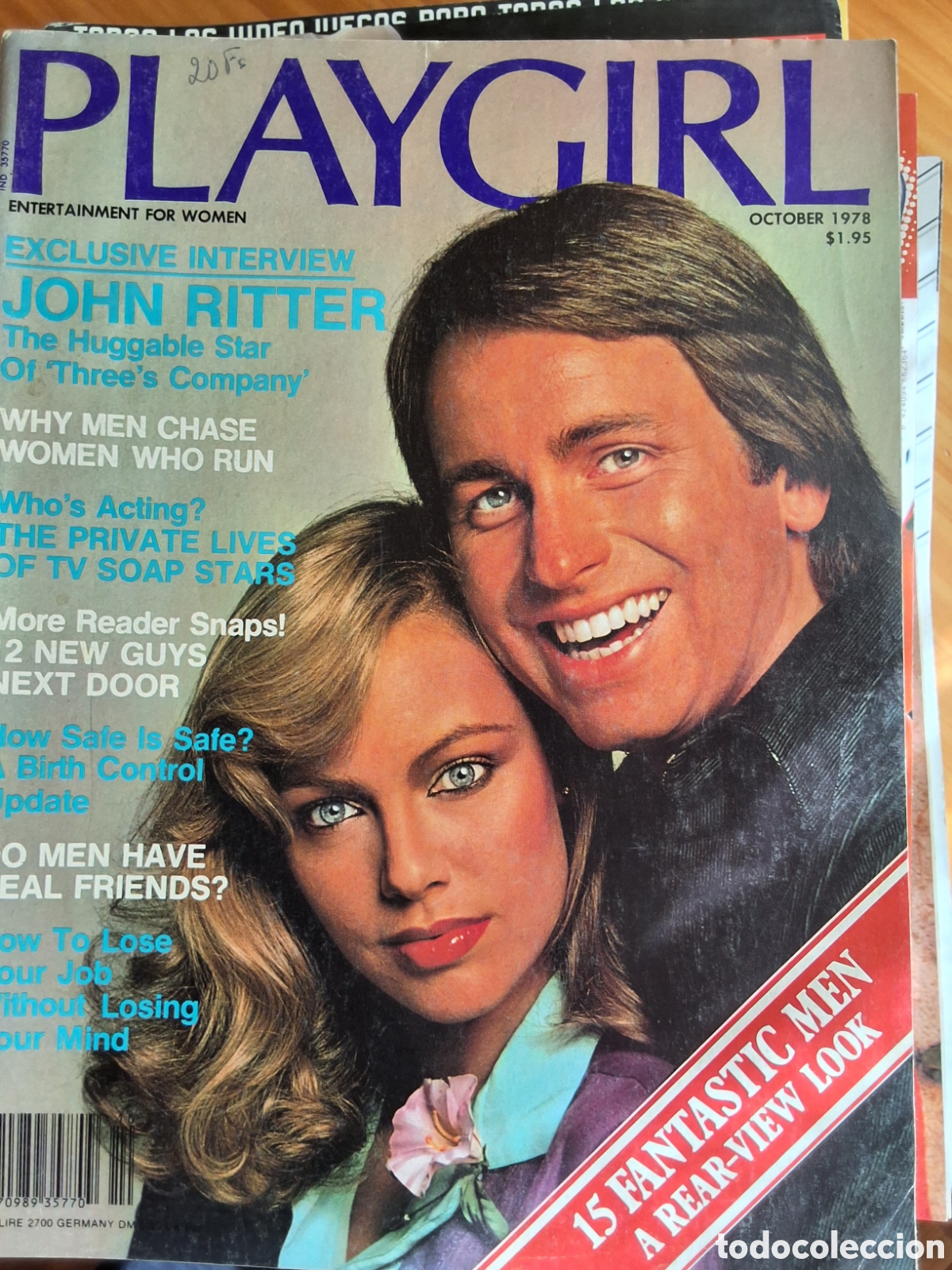 Zeitschriften: Playgirl americano revista er&oacute;tica desnudos masculinos 1978/10 John Ritter