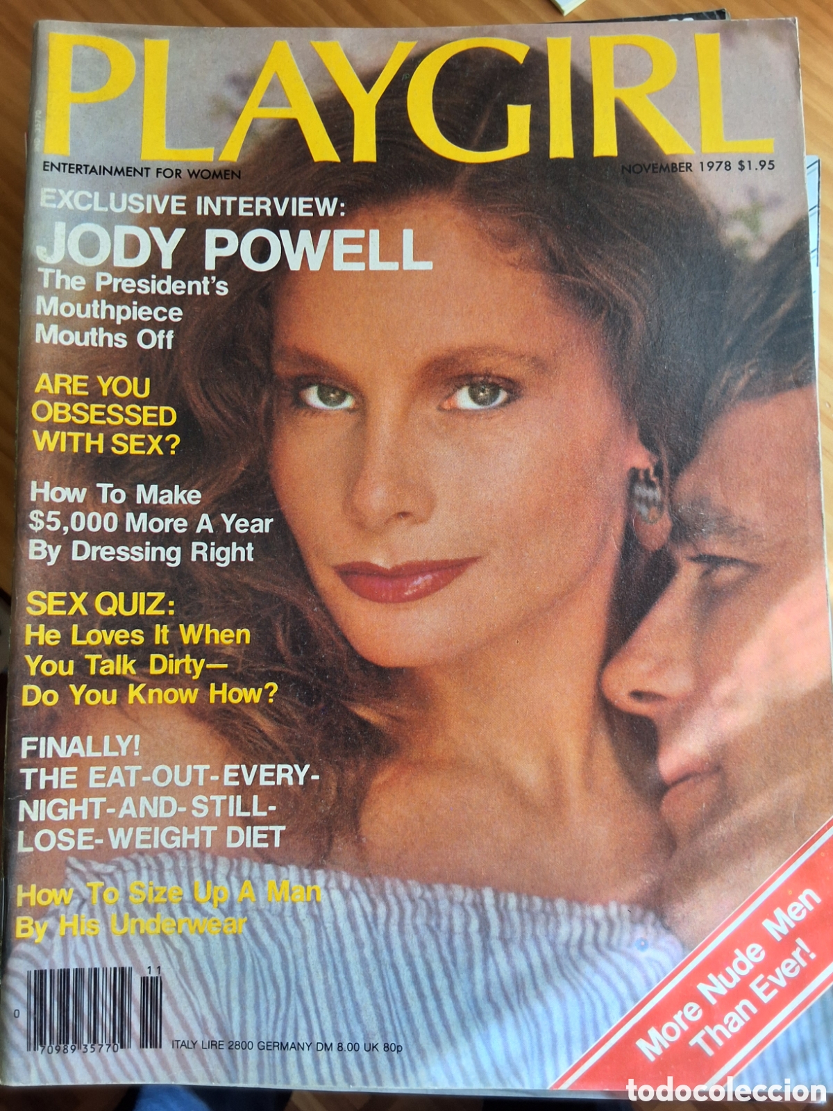 Zeitschriften: Playgirl americano revista er&oacute;tica desnudos masculinos 1978/11 Jody Powell