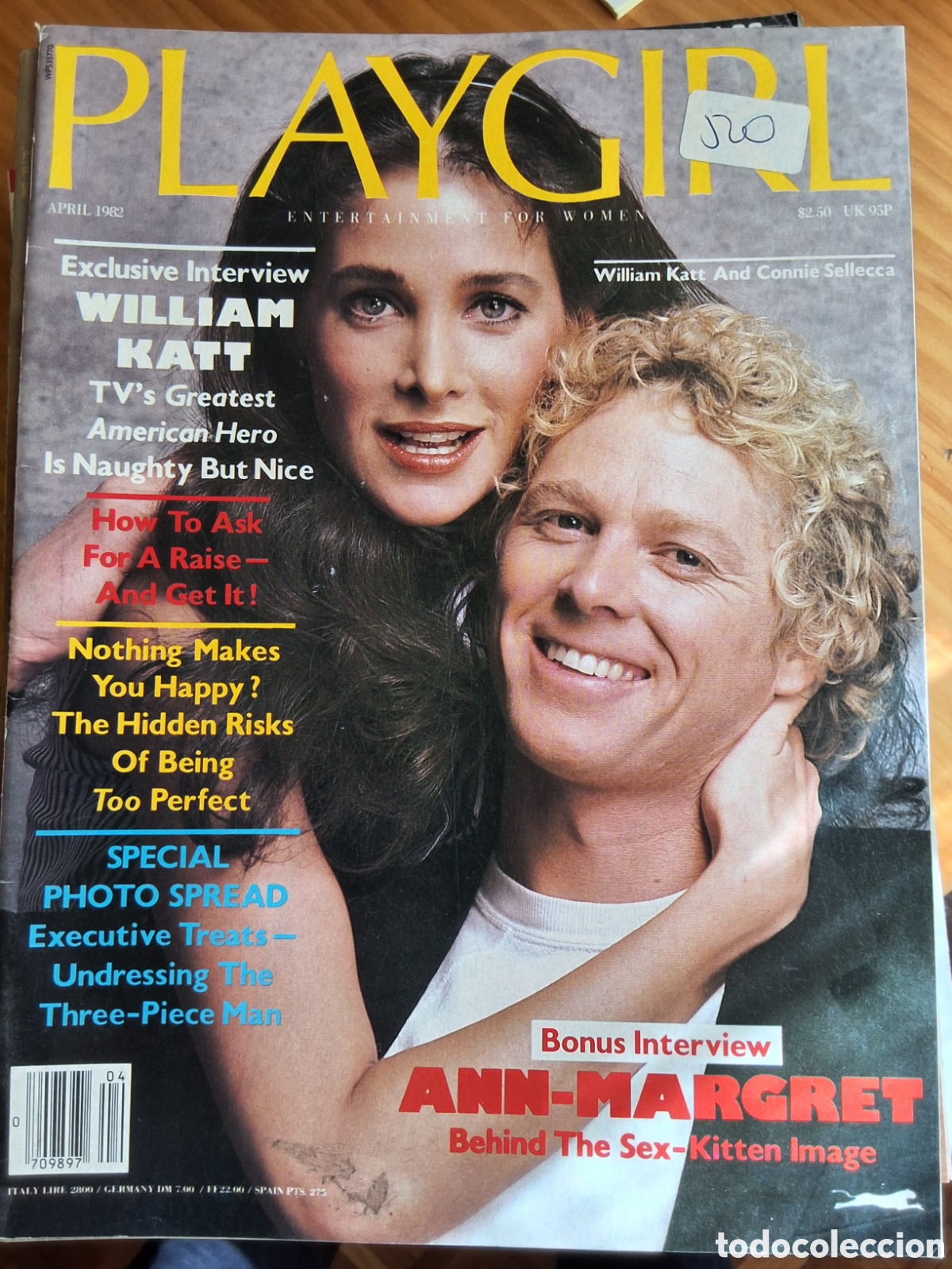 Zeitschriften: Playgirl americano revista er&oacute;tica desnudos masculinos 1982/4 William Katt