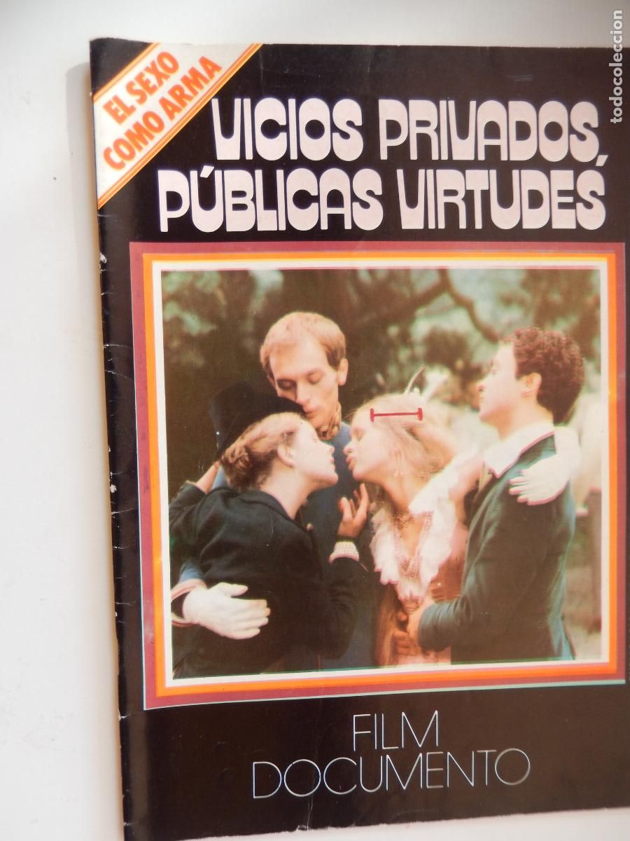 Journals: VICIOS PRIVADOS , PUBLICAS VITUDES - FILM DOCUMENTO - REVISTA PARA ADULTOS - 1977