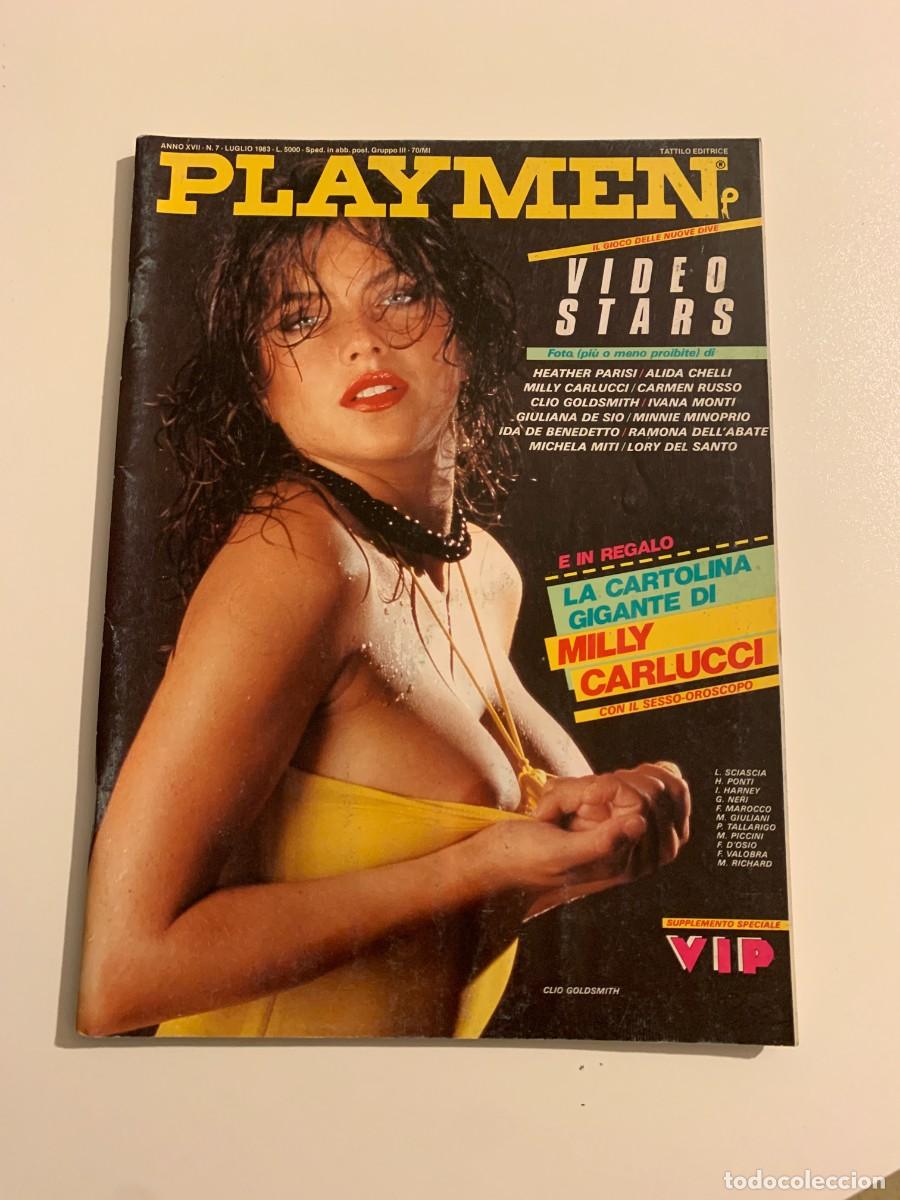 Magazines: PLAYMEN N.7 LUGLIO 1983 MILLY CARLUCCI ISABELLE ILLIERS POSTER PAULINE VALERY TATTILO