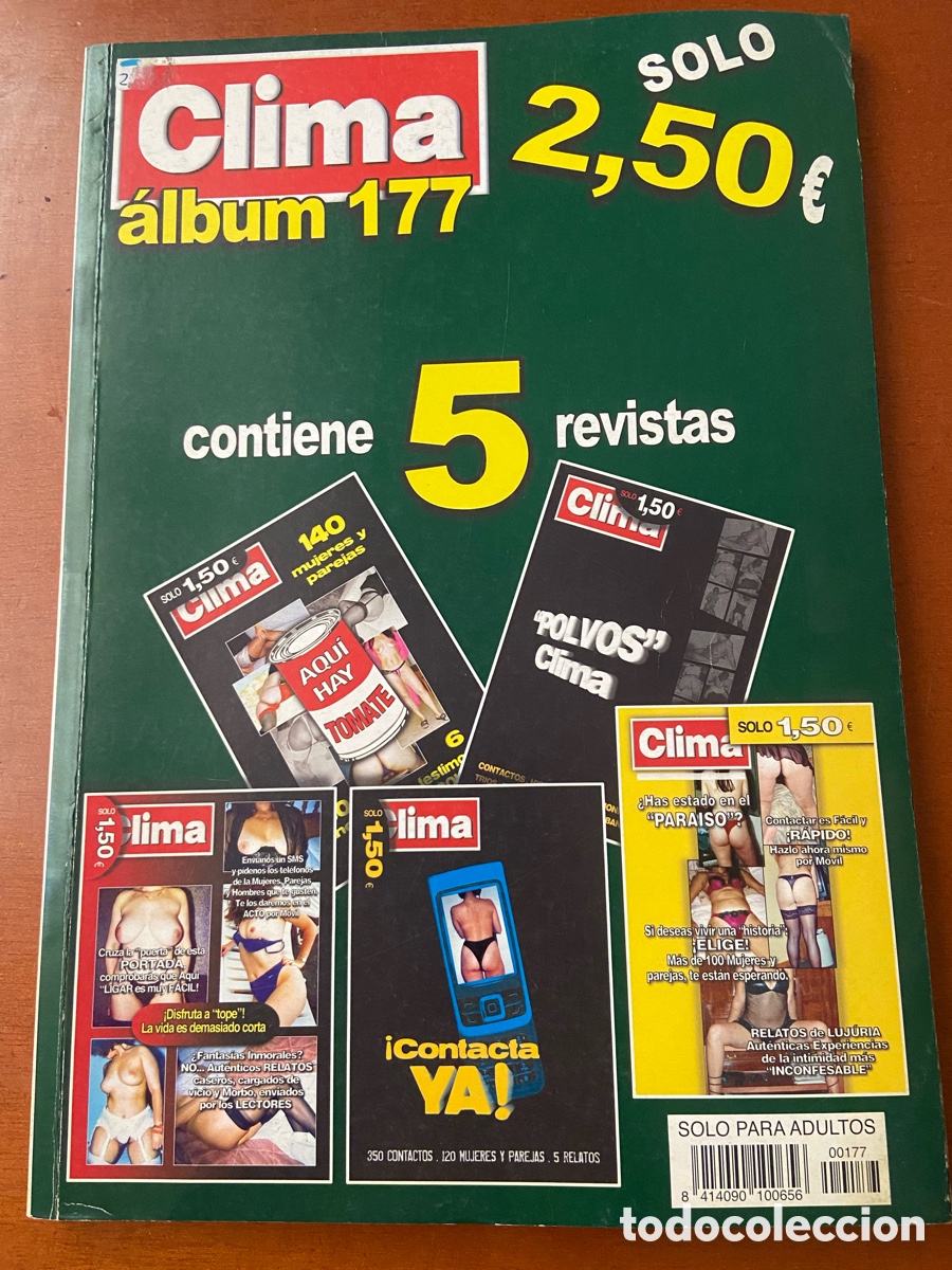 Journals: &Aacute;lbum Clima (5 revistas ) Nr. 177 L1