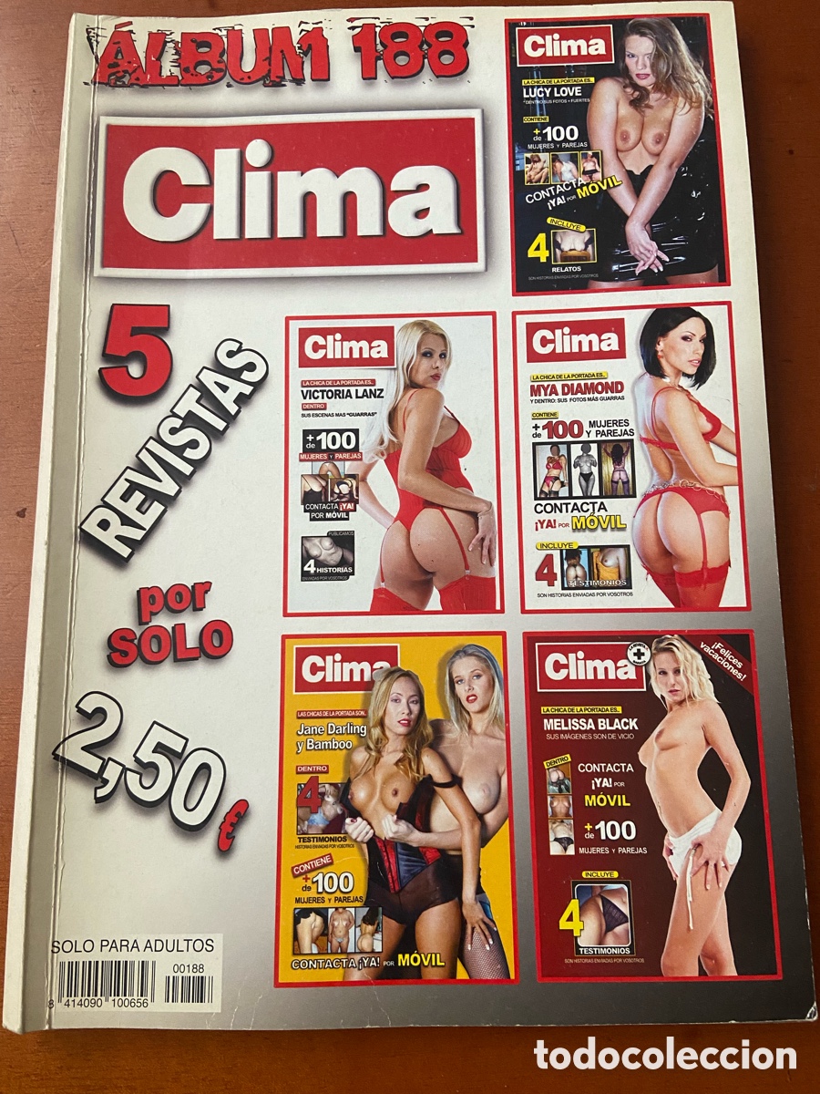 Journals: &Aacute;lbum Clima (5 revistas) Nr. 188 L1