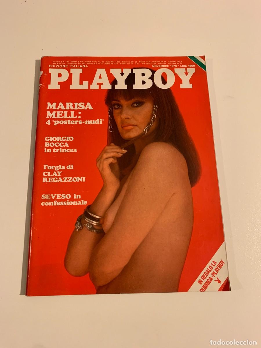 Journals: PLAYBOY N.11 NOVEMBRE 1976 + POSTER MARISA MELL EIKO MATSUDA LINDA BEATTY SIMONETTA STEFANELLI ITA.