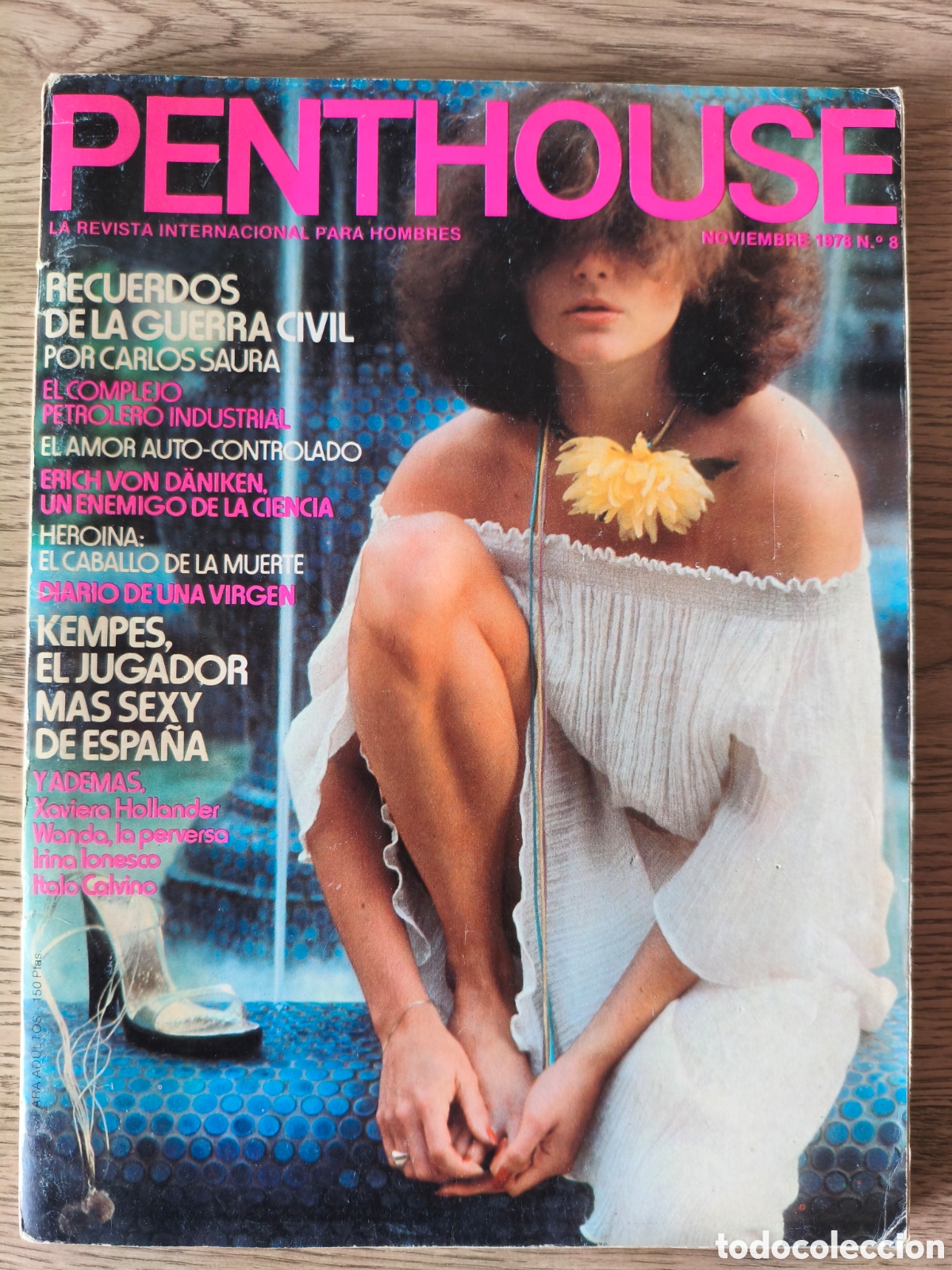 Magazines: PENTHOUSE N&ordm; 8 A&Ntilde;O 1978 EVA IONESCO LUIS BERLANGA JOHN TRAVOLTA CARLOS SAURA EARL MILLER KEMPES