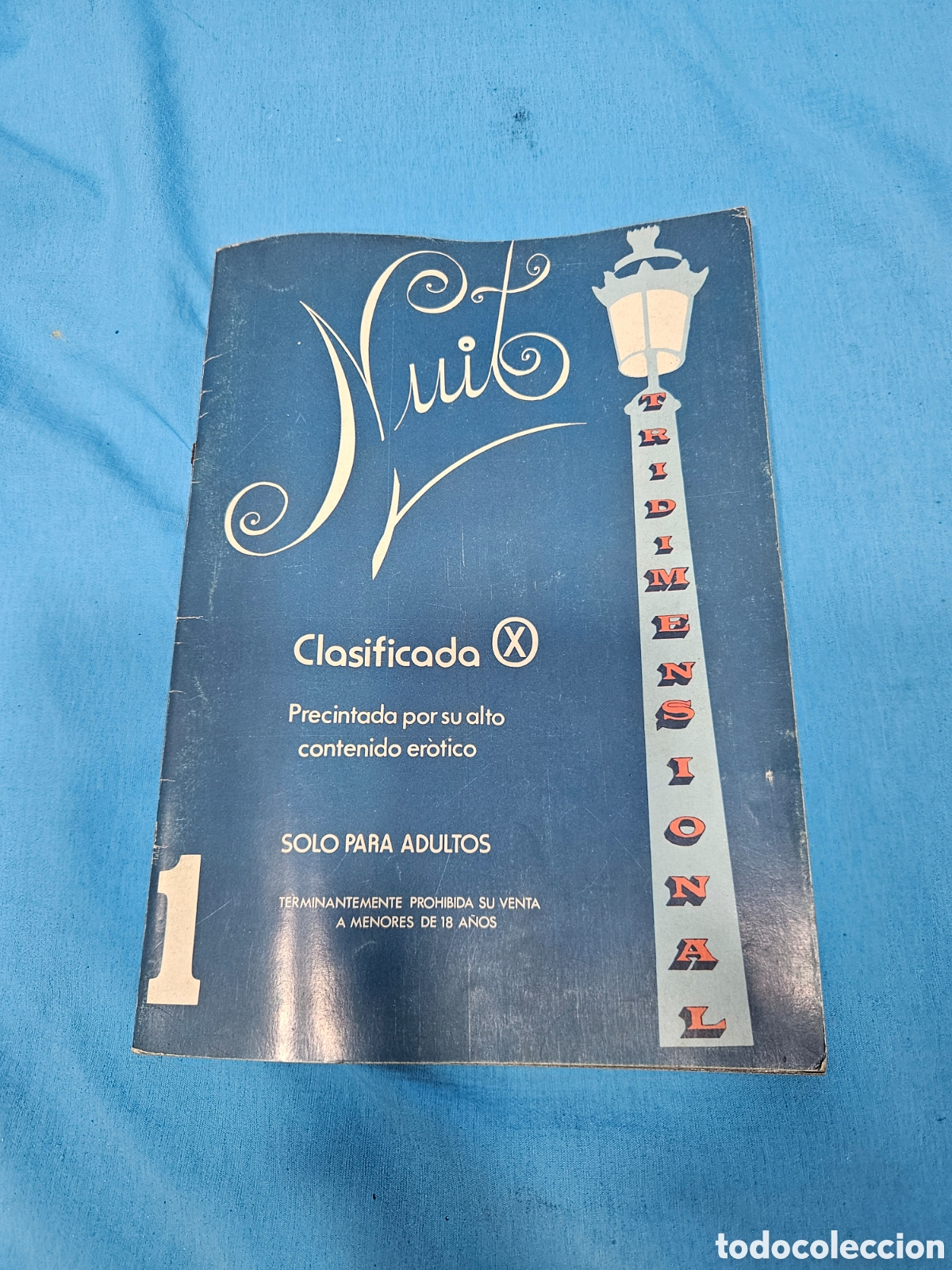 Revistas: REVISTA NUIT. TRIDIMENSIONAL. SOLO PARA ADULTOS NUM.1