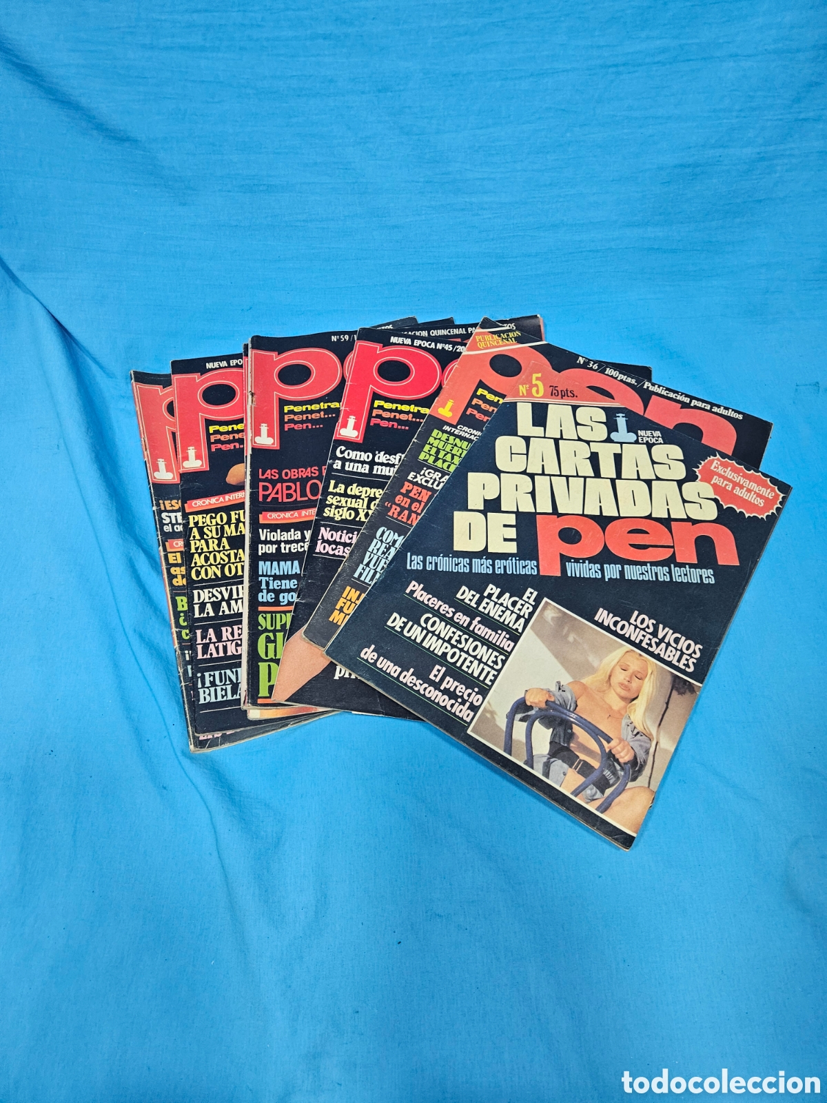 Revistas: LOTE 6 REVISTAS PARA ADULTOS. PEN. NUM: 4.5.36.39.45.49.59