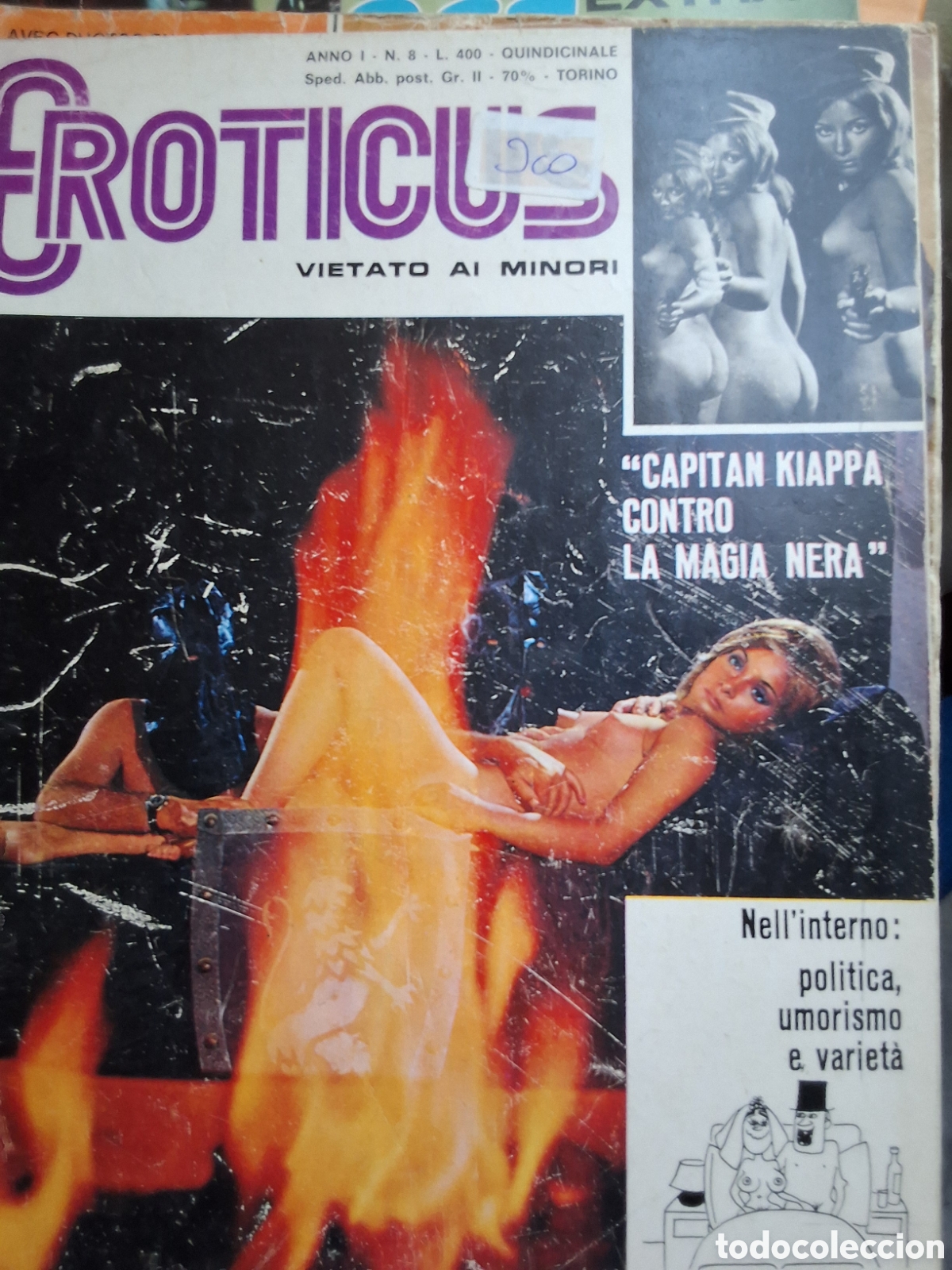 Journals: Eroticus revista erotica italiana desnudos mujeres a&ntilde;o 1971