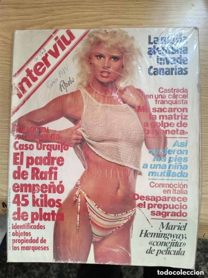 Journals: interviu 443 - Mariel Hemingway y desaparicion del prepucio sagrado -ESCRITA EN PORTADA -VER FOTOS