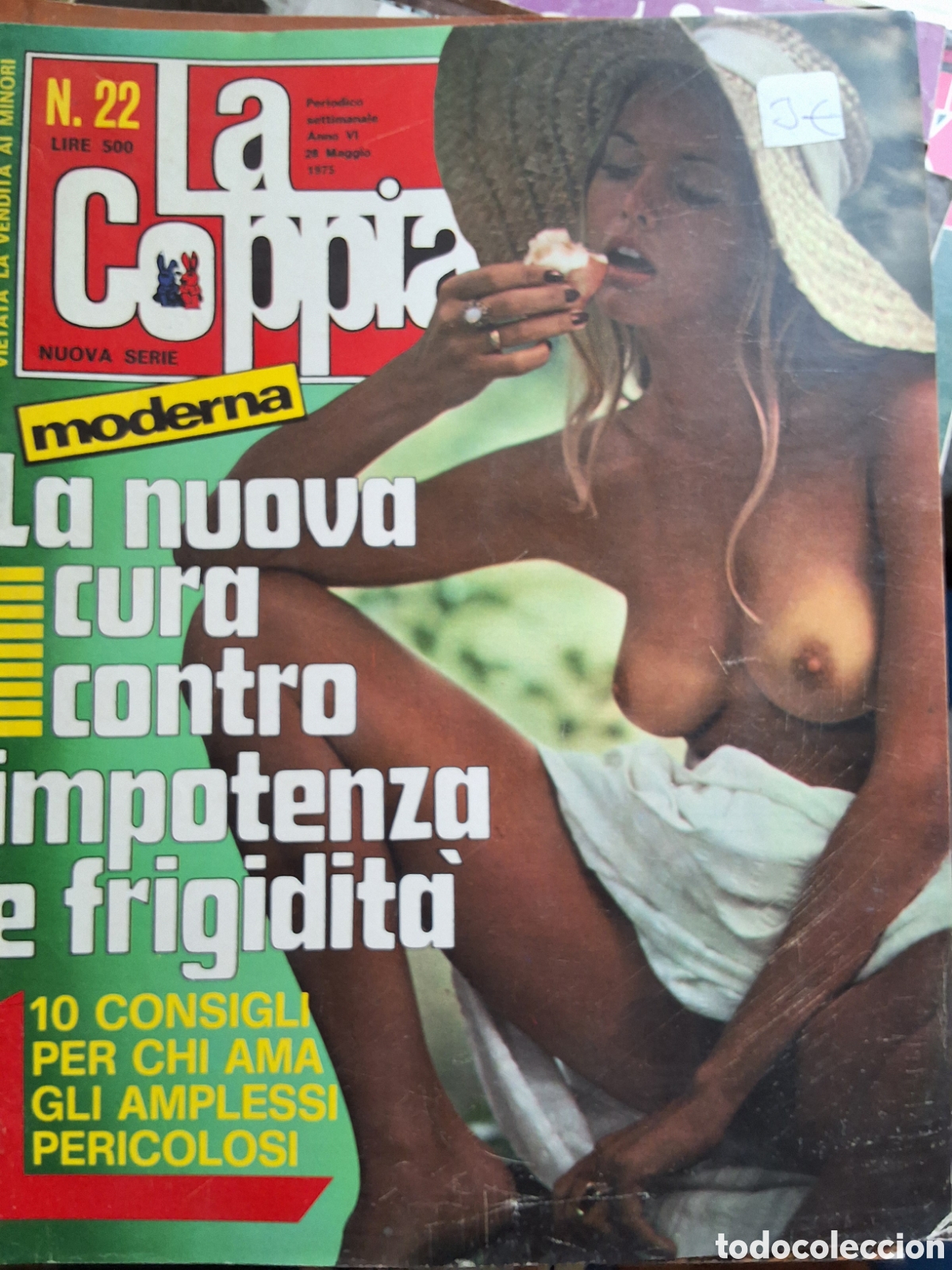 Magazines: La coppia moderna revista erotica italiana desnudos mujeres 1975/5/28