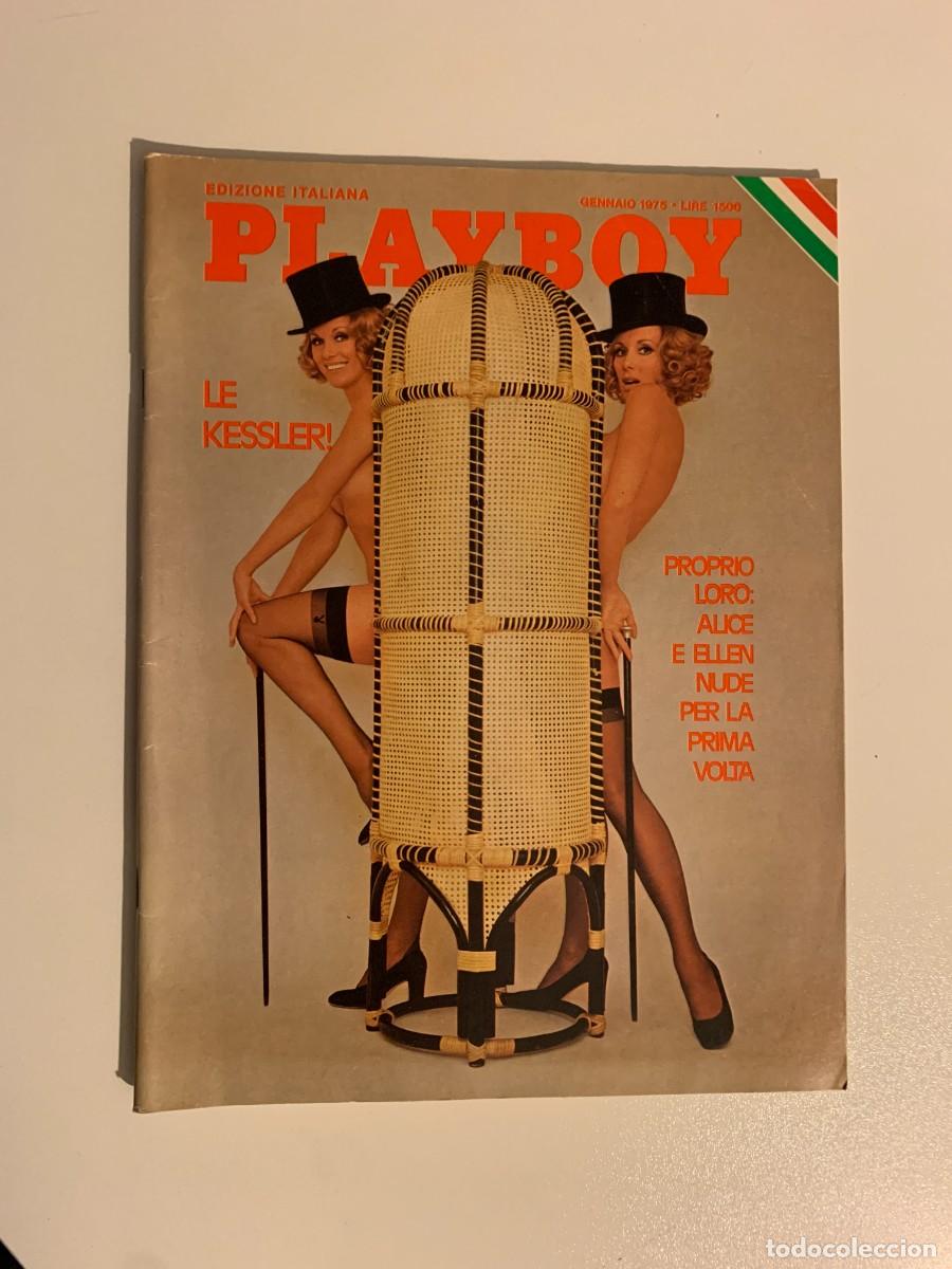 Magazines: PLAYBOY N.1 GENNAIO 1975 KESSLER TWINS LYNNDA KIMBALL CLAUDIA JENNINGS PENNY MALLET