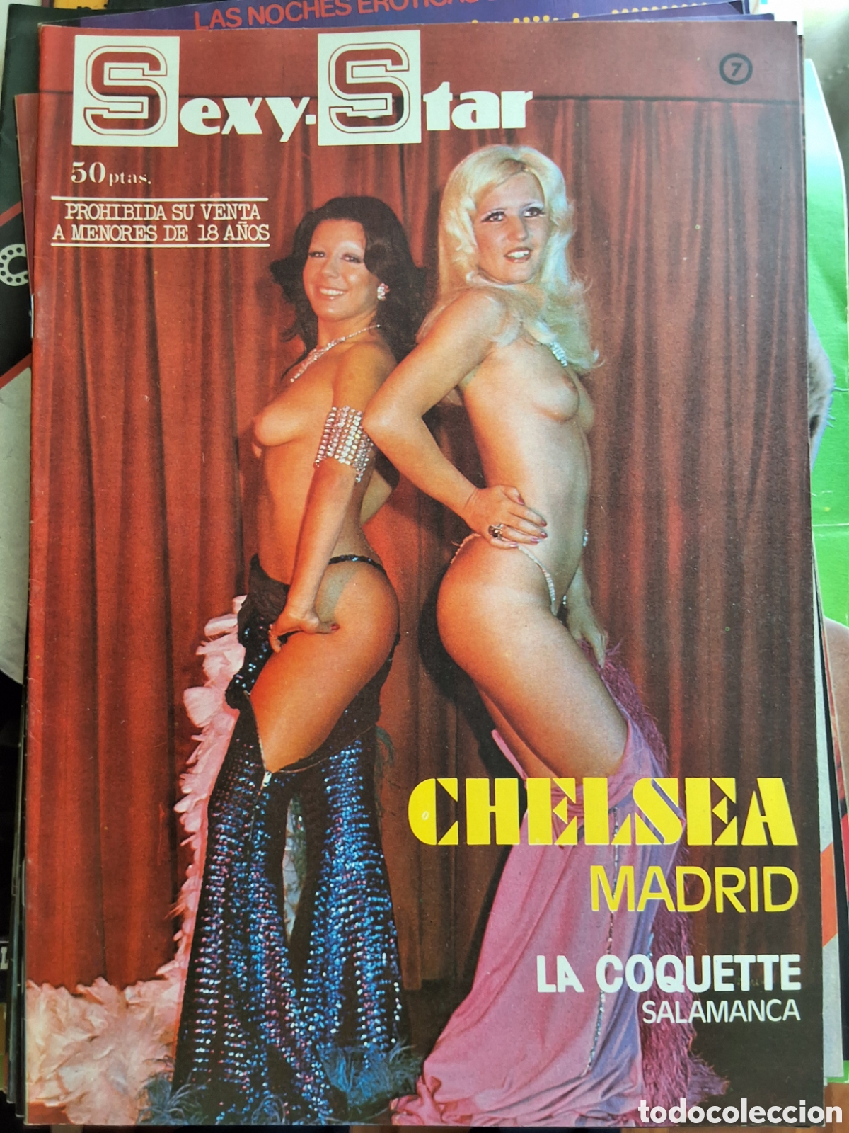Journals: Sexy star revista cabaret variedades 7 a&ntilde;o 1977 Chelsea La coquette