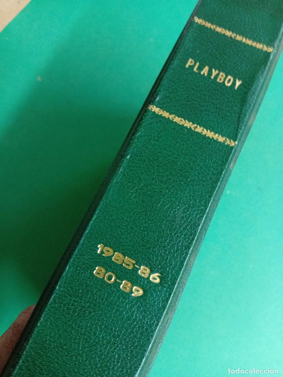 Revistas: Antiguo tomo er&oacute;tico revista PLAYBOY. N&ordm;. 80 al 89 a&ntilde;os 1985-86.