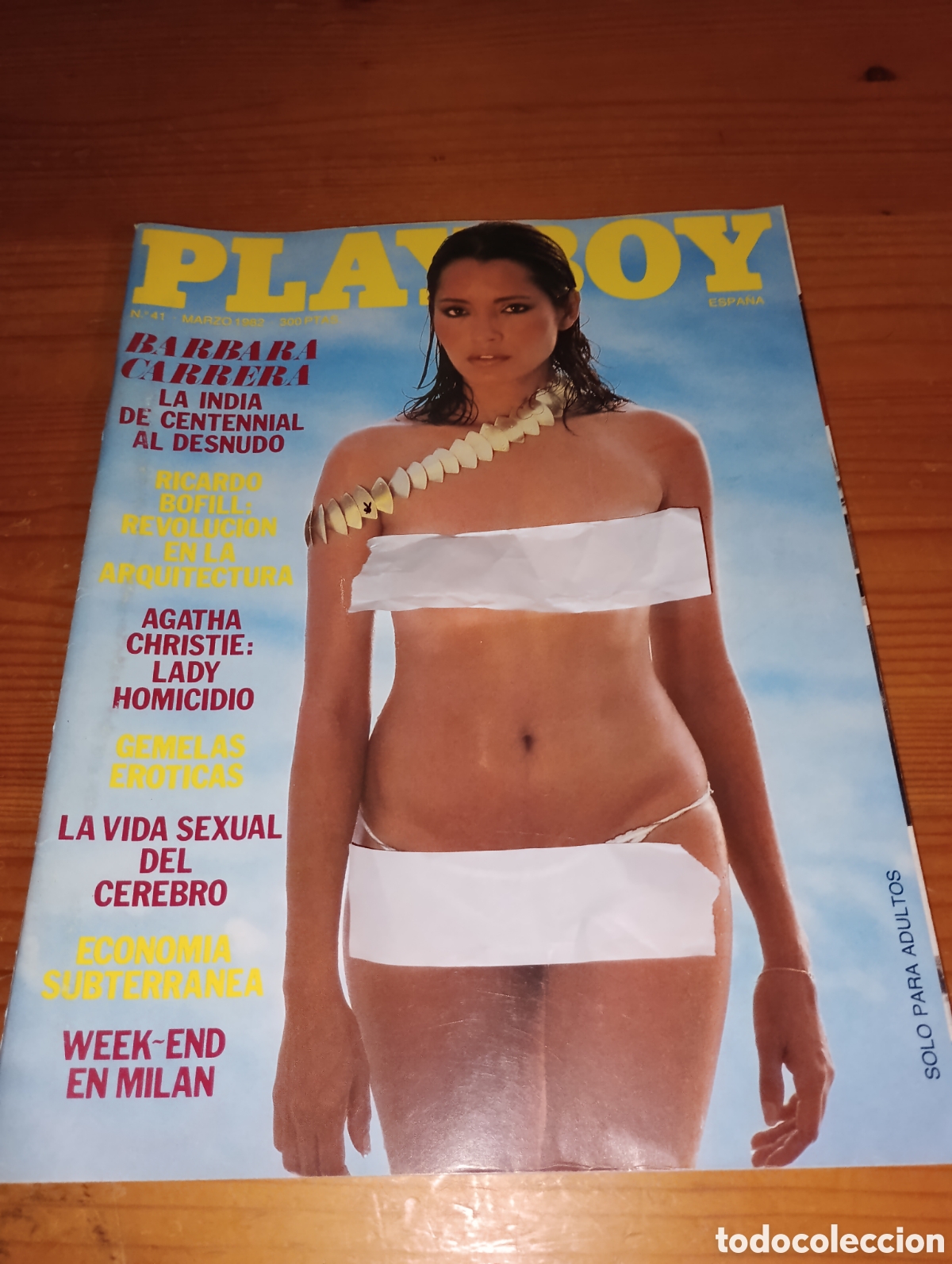 Journals: Completa Revista Playboy Barbara Carrera N&uacute;mero 41 de 1982 perfecto estado