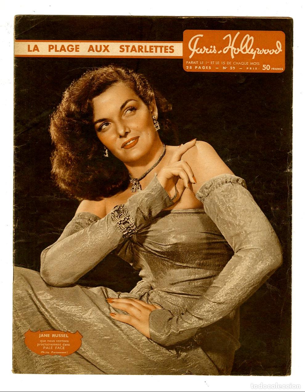 Magazines: Folies de Paris Et De Hollywood / N.59 / Jane Russel / La Plage aux Starlettes