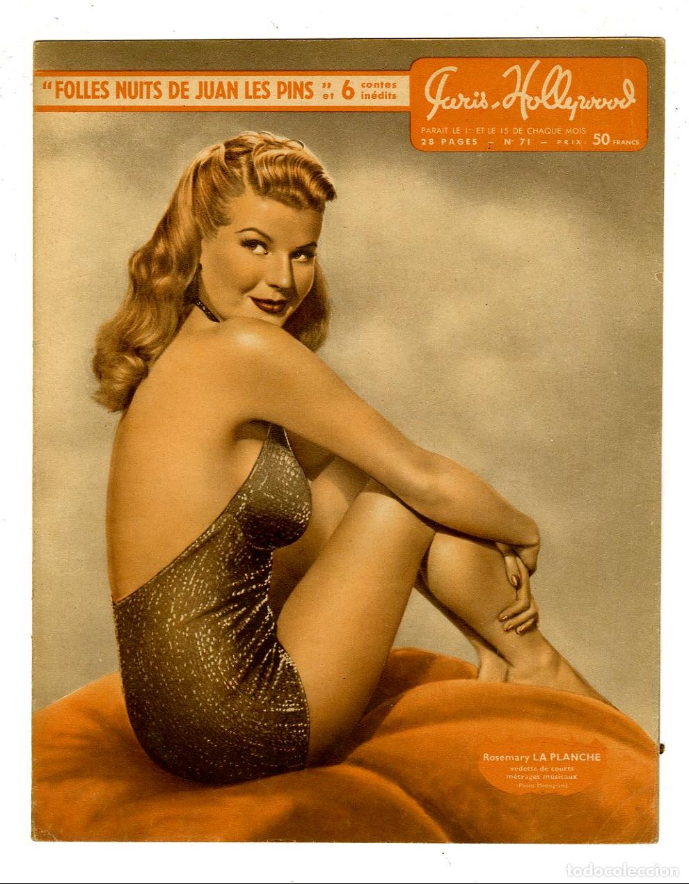 Magazines: Folies de Paris Et De Hollywood / N.71 / Rosemary La planche