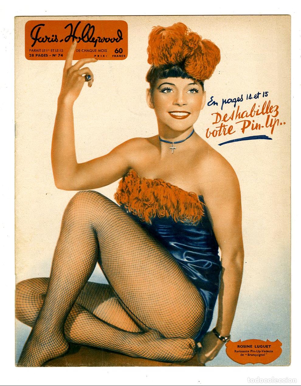 Magazines: Folies de Paris Et De Hollywood / N.74 / Rosine Luguet / Deshabille Votre Pin-Up