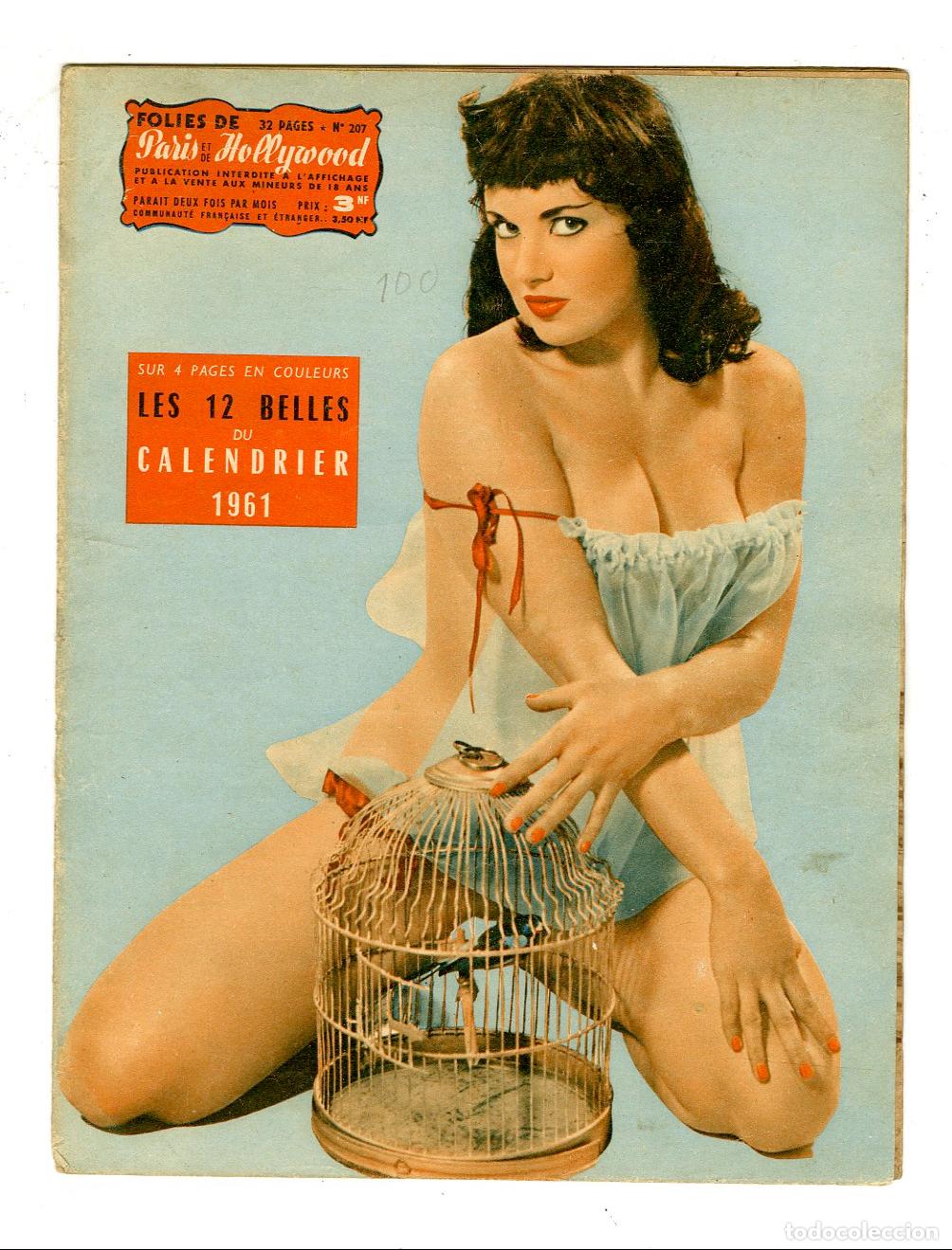 Magazines: Folies de Paris Et De Hollywood / N.207 / Les 12 Belles du Calendrier 1961