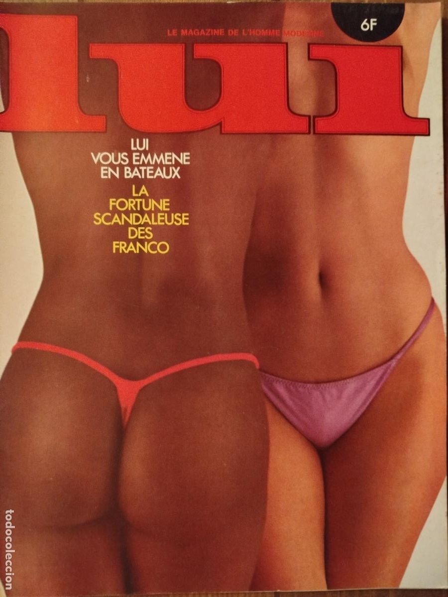 Revistas: MAGAZINE LUI N&ordm; 149 JACQUES M&Eacute;DICIN, JILL DE R&Eacute;, LEONORA, FORTUNE DES FRANCO, NUDES, EROTIC