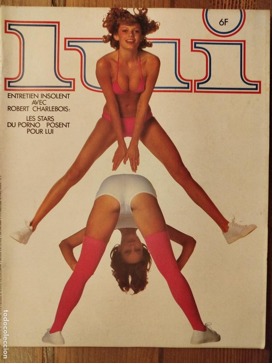 Riviste: MAGAZINE LUI N&ordm; 141 1975 ROBERT CHARLEBOIS, KIRSTEN NUDES, EROTIC