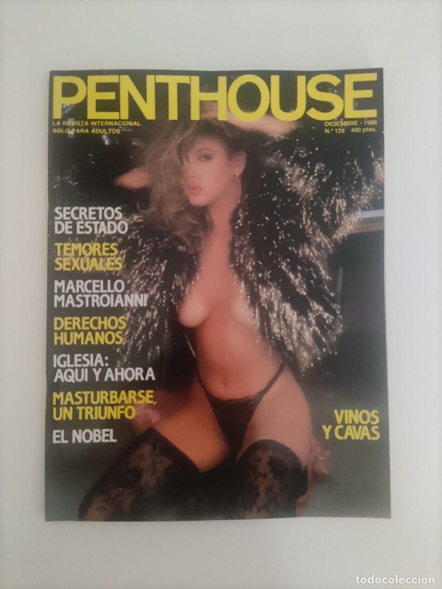Zeitschriften: Revista Penthouse n&deg; 129 1988 Marcello Mastroianni, Krista Pflanzer / Poster central