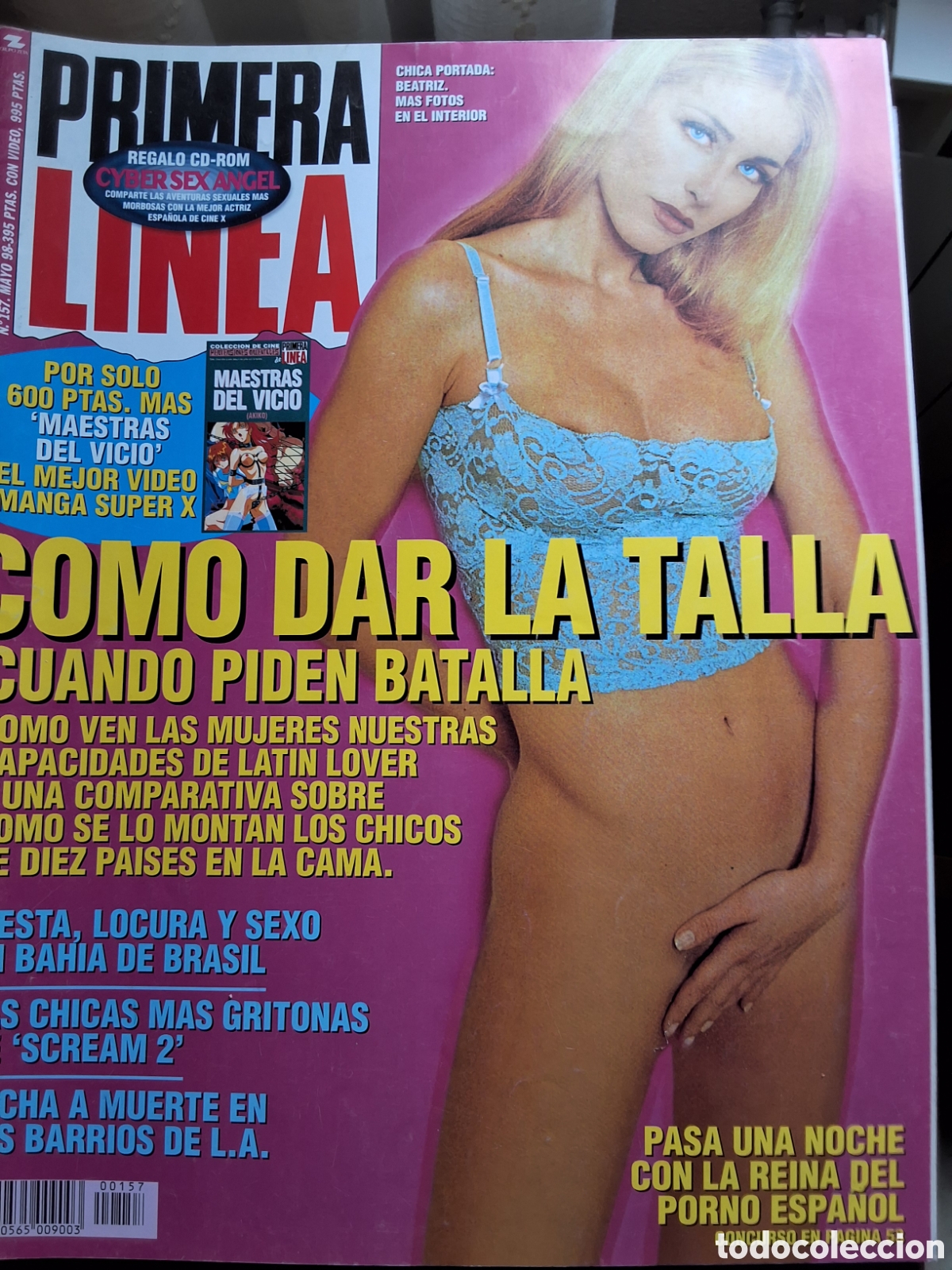 Magazines: Primera l&iacute;nea revista actualidad n&uacute;mero 157 a&ntilde;o 1998/5 Maria actriz porno