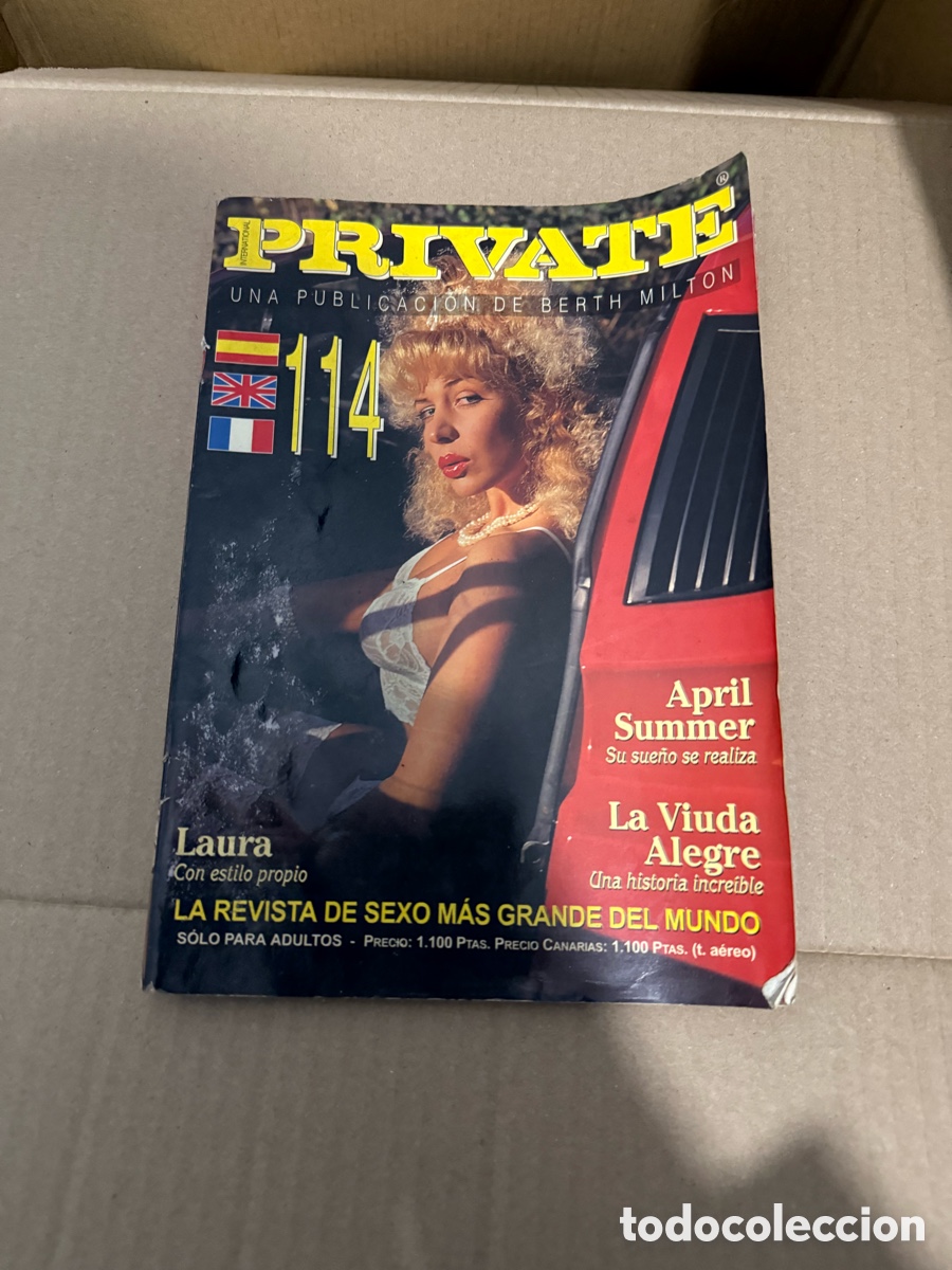 Revistas: REVISTA EROTICA PORNO PRIVATE N&ordm; 114 VINTAGE BERTH MILTON - PORNO SOLO PARA ADULTOS - APRIL SUMMER