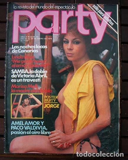 Journals: Revista GAY PARTY N&ordm; 93 / AMEL AMOR, MARISA MELL, LINDA ROSS, CHICOS , TRAVESTIS..