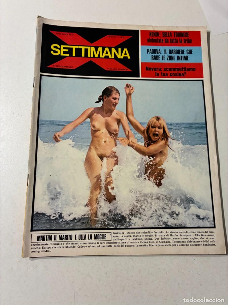 Revistas: (*P) SETTIMANA X N.8 -bizzarre -pissing-lesbian-orgy- GAY (VEDI FOTO!!)