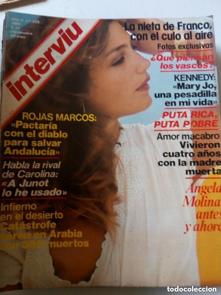 Zeitschriften: INTERVIU N 225 1980 ANGELA MOLINA - Orchidea De Santis -REVISTA MUY GRANDE