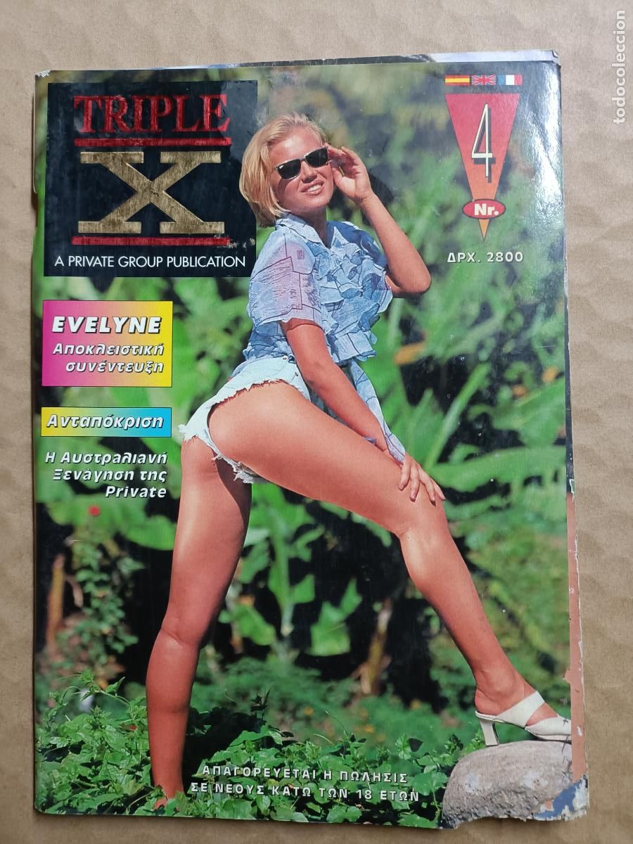 Revistas: REVISTA PRIVATE TRIPLE X 4. ADULTOS. ER&Oacute;TICA. PORNO