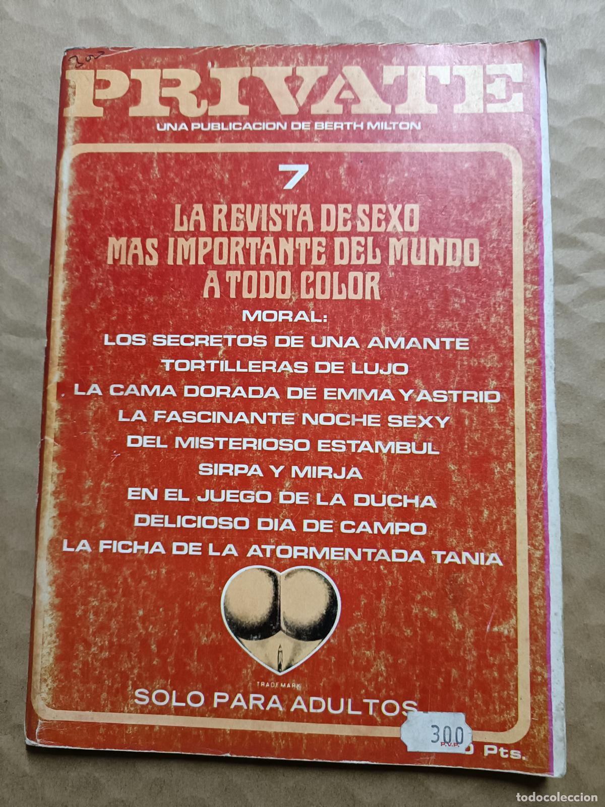 Revistas: REVISTA PRIVATE 9. PRIVATE PUBLICATION. REVISTA PARA ADULTOS