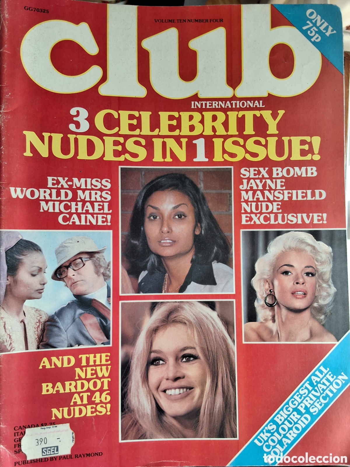 Journals: Club international revista erotica inglesa desnudos mujeres 10/4 Bardot Mansfield